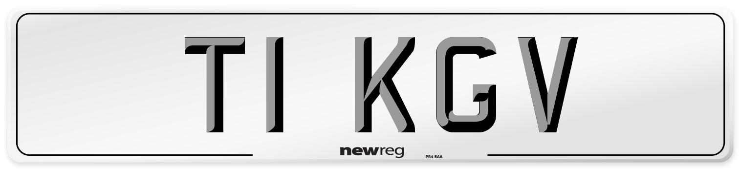 T1 KGV Number Plate from New Reg
